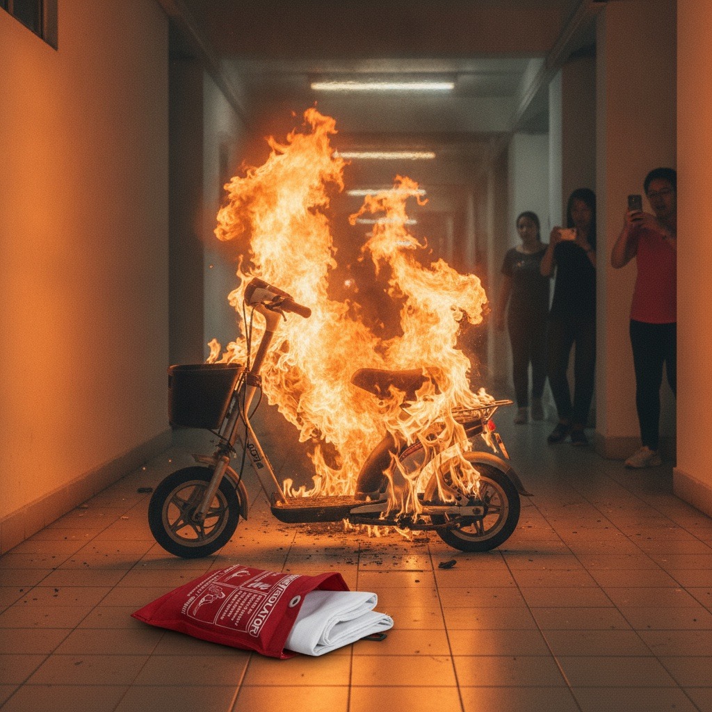 EV and E Bike Fire Blanket Singapore