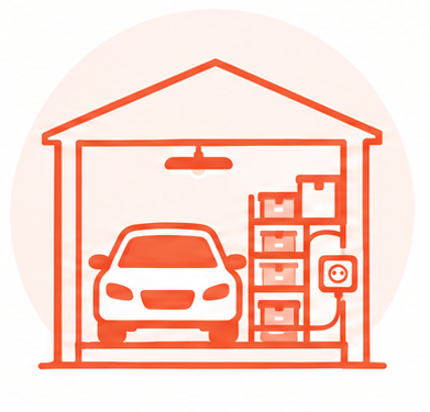 Garages and storage spaces