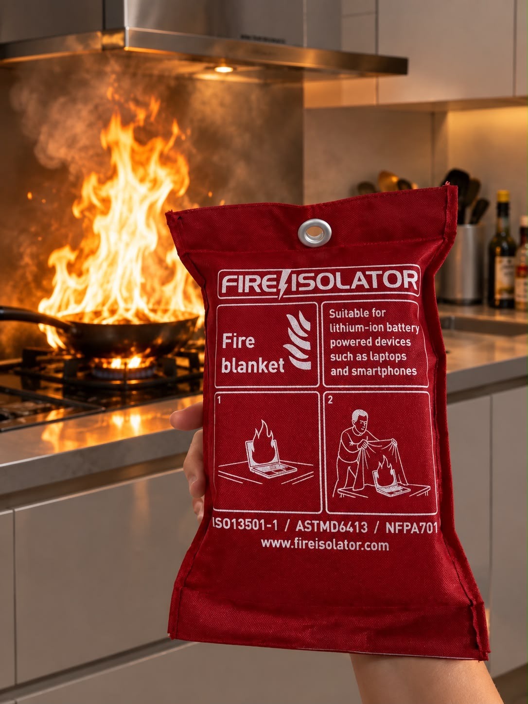 Fire Isolator fire blanket Singapore